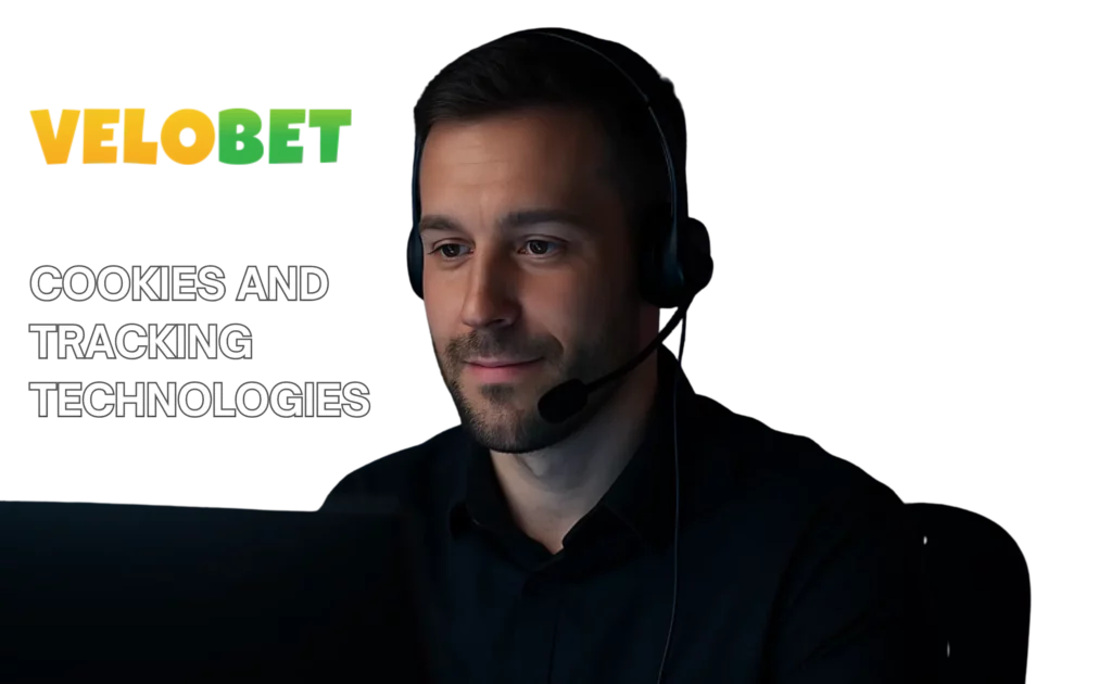 Velobet Casino cookies and tracking technologies.