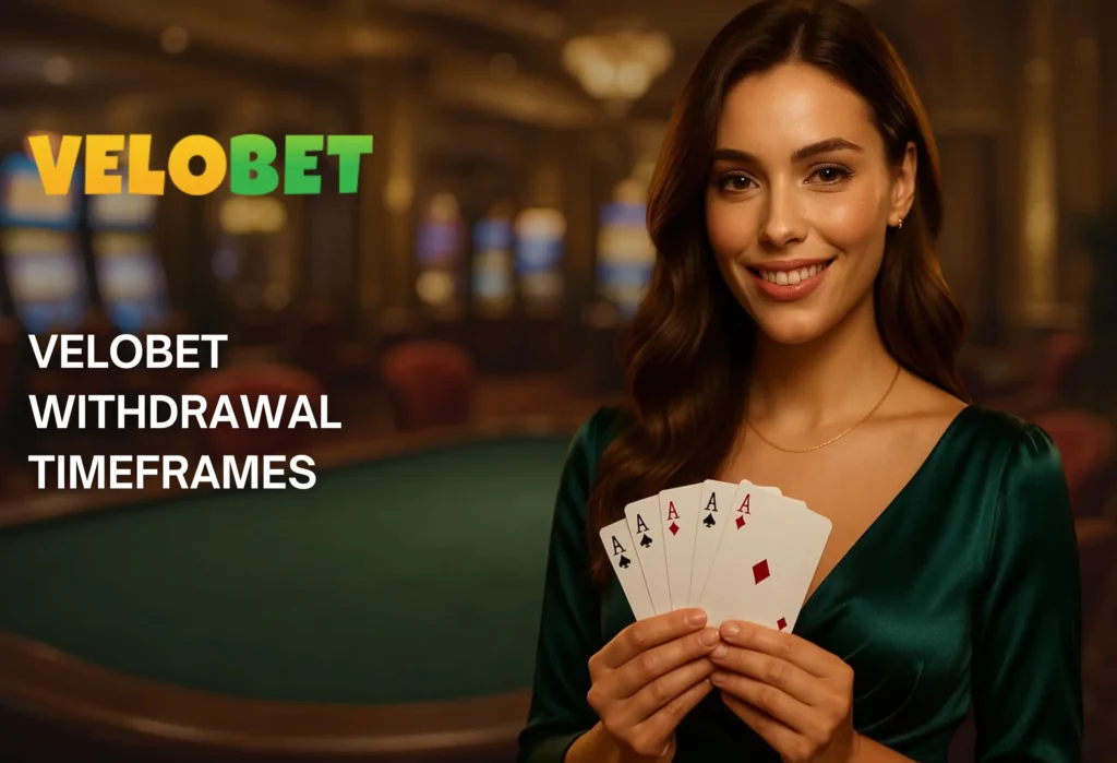 Velobet Casino withdrawal timeframes.